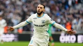 Amine Gouiri lors de Marseille-Saint-Etienne, le 15 février 2025.