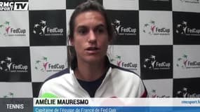 Fed Cup / Mauresmo : "Garcia a su imposer son jeu face à Errani" 