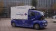 La navette autonome de livraison Carrefour fabriquée par Goggo Network 