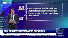 BFM Business avec vous : L'employeur peut-il refuser les tickets restaurant au motif que son employé reste seulement deux mois dans son entreprise ? - 17/08