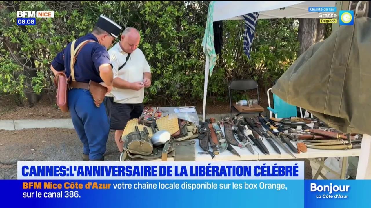 Cannes : L'anniversaire de la Libération célébrée
