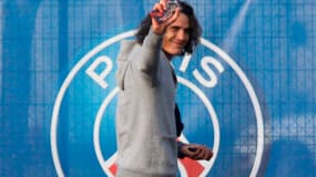 PSG : Edinson Cavani est arrivé au Camp des Loges