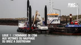 Ligue 1 : L'hommage de l'OM aux victimes du naufrage du Breiz à Ouistreham