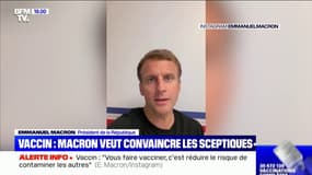 Emmanuel Macron: "Le vaccin sauve des vies, le virus tue"