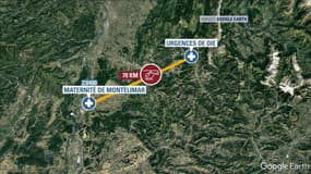 Drôme: le père d'un bébé mort in utero dénonce la fermeture de la maternité de Die 