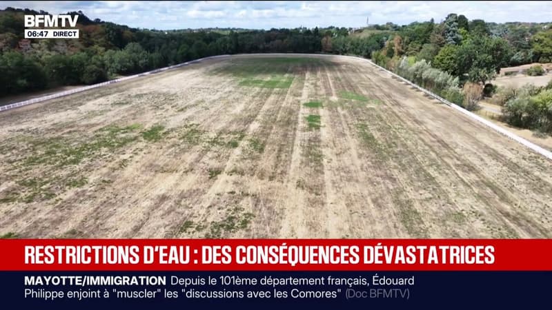 Sécheresse: en Loire-Atlantique, les restrictions d'eau provoquent des conséquences dévastatrices chez les habitants et commerçants
