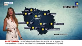 Météo Paris-Ile de France du 30 juillet: Un soleil de plomb et une chaleur accablante