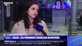 Liban: "Je suis hyper triste", témoigne Émilie, une Française rapatriée de Beyrouth