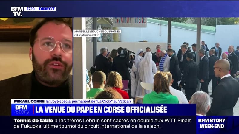 Visiste du pape en Corse: un projet organisé dans le plus grand secret