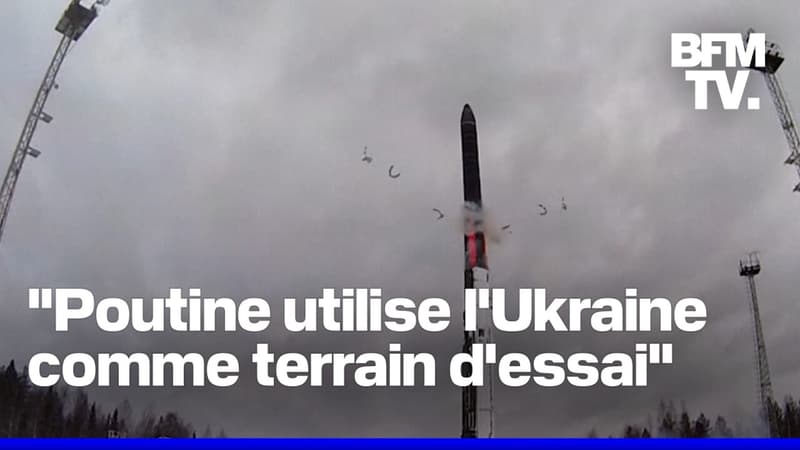 L'Ukraine accuse la Russie d'avoir tiré un missile balistique intercontinental sur la ville de Dnipro