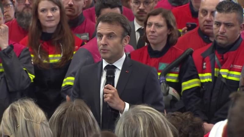 Dunkerque: Emmanuel Macron annonce 1,5 milliard d'euros d'investissements dans la production de batteries lithium