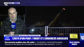 Effondrement d'un pont à Toulouse: pour le maire de Labège (Haute-Garonne), il est "peu probable" de trouver de nouvelles victimes sous les décombres
