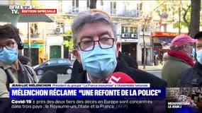 Jean-Luc Mélenchon réclame "une refonte de la police"