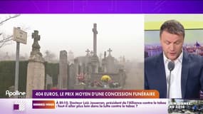 404 euros, le prix moyen d'une concession funéraire 