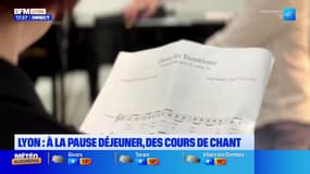 Lyon: une pause déjeuner pour apprendre à chanter