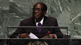 Robert Mugabe, à la tribune des Nations unies, mercredi 26 septembre.
