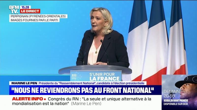 Marine Le Pen dénonce l'"inspiration totalitaire" de l'Union européenne