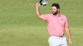 Le golfeur espagnol Jon Rahm lors du British Open, à Sandwich, le 18 juillet 2021
