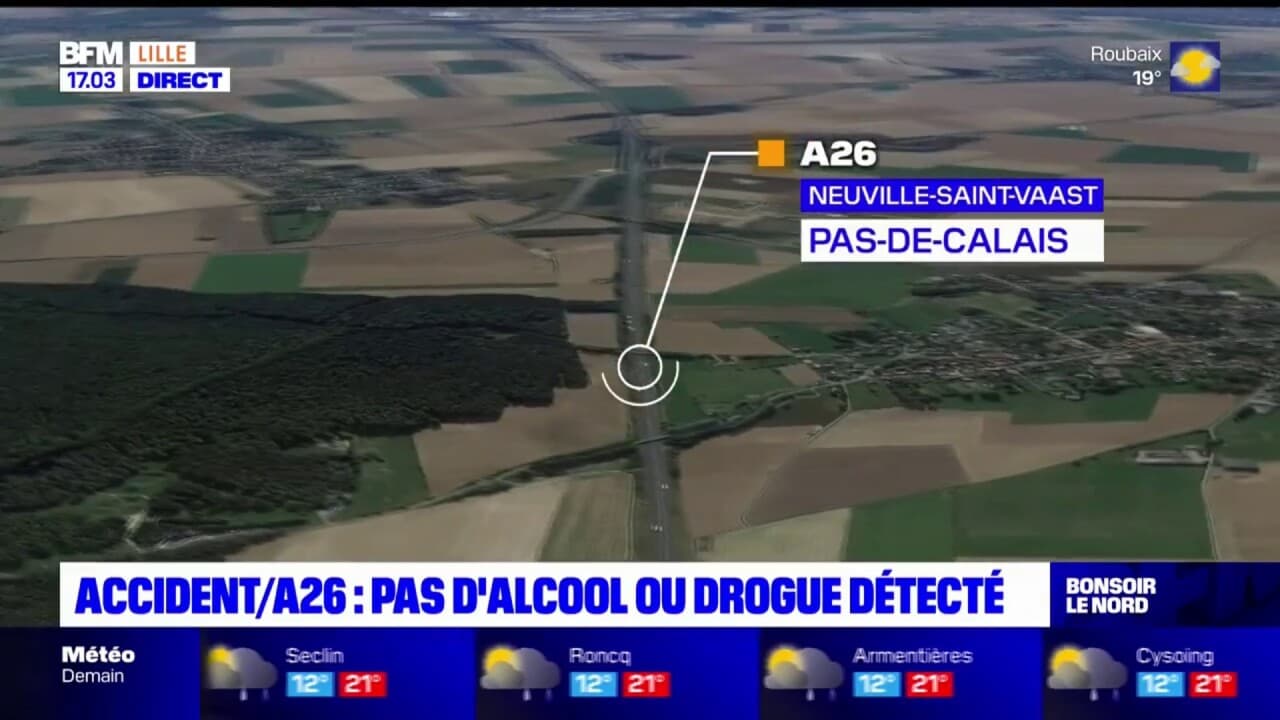 Accident Mortel Sur L'A26: Les Analyses Toxicologiques Des Conducteurs ...