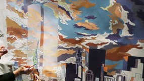 Une peinture par numéros représentant le World Trade Center (image d'illustration)