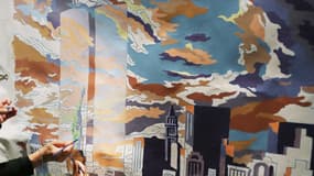 Une peinture par numéros représentant le World Trade Center (image d'illustration)