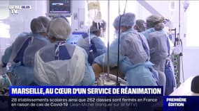Coronavirus: au cœur d'un service de réanimation sous tension à Marseille