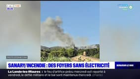 Sanary-sur-Mer: 160 foyers privés d'électricité à cause d'un incendie