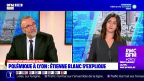 Lyon: Étienne Blanc explique pourquoi il s'est retiré de la présidence du groupe LR à la mairie, après ses propos controversés sur Vichy