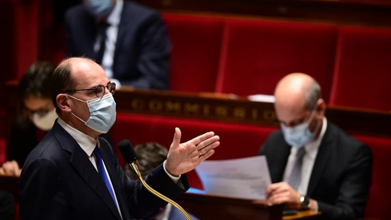 Le Premier ministre Jean Castex le 15 décembre 2020 à l'Assemblée nationale.