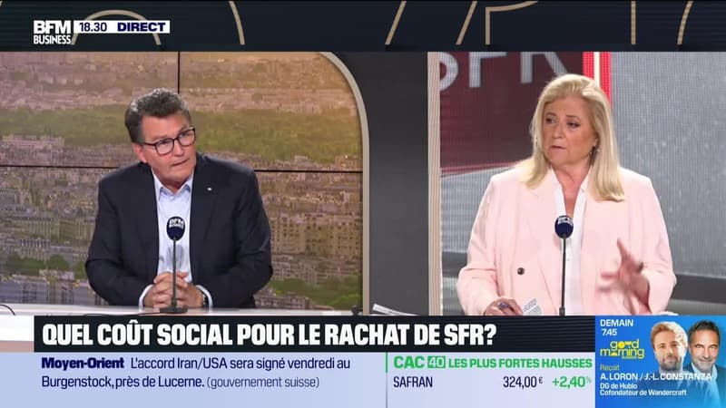 Olivier Roussat (Bouygues) : Quel coût social pour le rachat de SFR - 16/06