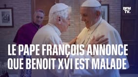  Le pape François annonce que Benoît XVI “est gravement malade” et appelle à prier pour lui