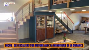 FOCUS : Des escaliers sur mesure avec la Menuiserie de la Durance 