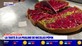 Un chef, une recette: la tarte à la praline de Nicolas Pépin
