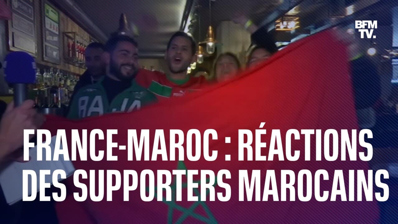 France Maroc Des Supporters Marocains R Agissent La D Faite De Leur Quipe En Demi Finale De