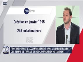 L’Hebdo des PME (5/5): entretien avec Sébastien Elvira, Protime - 26/01