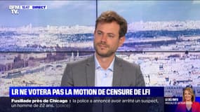 Paul Vannier (député Nupes-LFI): "Nous déposons une motion de censure parce-que ce gouvernement se défile"