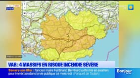 Var: 4 massifs en risque incendie sévère