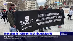 Une action organisée à Lyon contre la pêche abusive
