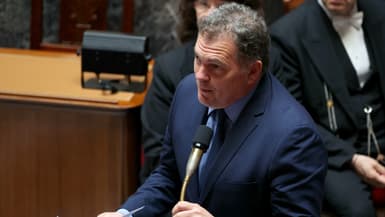 Le ministre des Transports Philippe Tabarot, à l'Assemblée nationale, le 17 juin 2025.