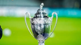 Le trophée de la Coupe de France, le 4 janvier 2022