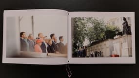 Elizabeth II en compagnie d'Emmanuel Macron