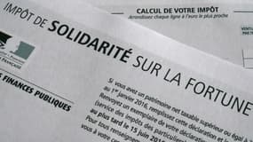 Déclaration de l'impôt de solidarité sur la fortune