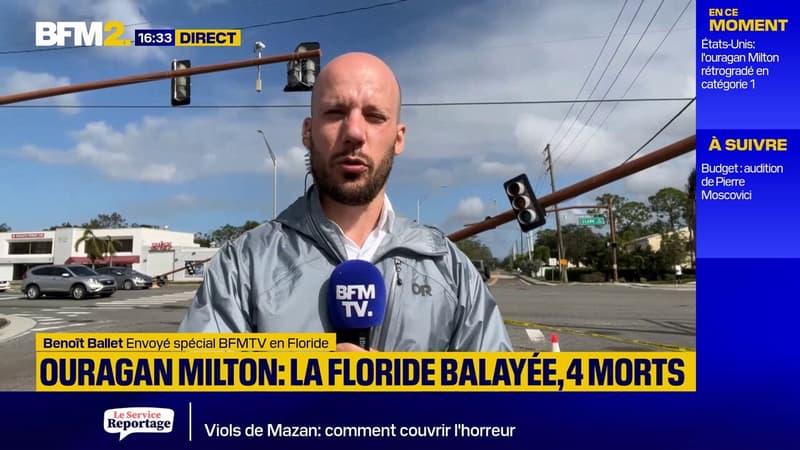 La Floride balayée par l'ouragan Milton avec un bilan provisoire de quatre morts