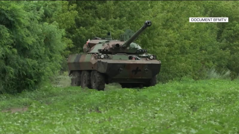 Ukraine: les chars français AMX-10 RC à l'oeuvre sur le front