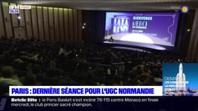Paris: une dernière séance à l'UGC Normandie