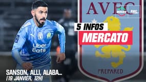 Sanson, Alli, Alaba ... Les 5 infos mercato du 19 janvier à la mi-journée 