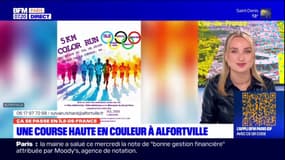 Val-de-Marne: une course colorée à Alfortville