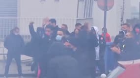 Marquinhos et les Parisiens avant leur départ à Marseille