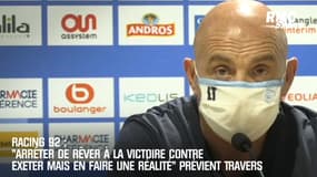 Racing 92 : "Arrêter de rêver à la victoire contre Exeter mais en faire une réalité" prévient Travers