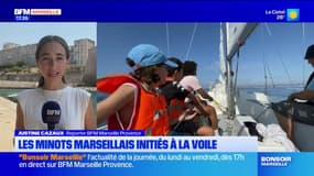 Les minots marseillais initiés à la voile